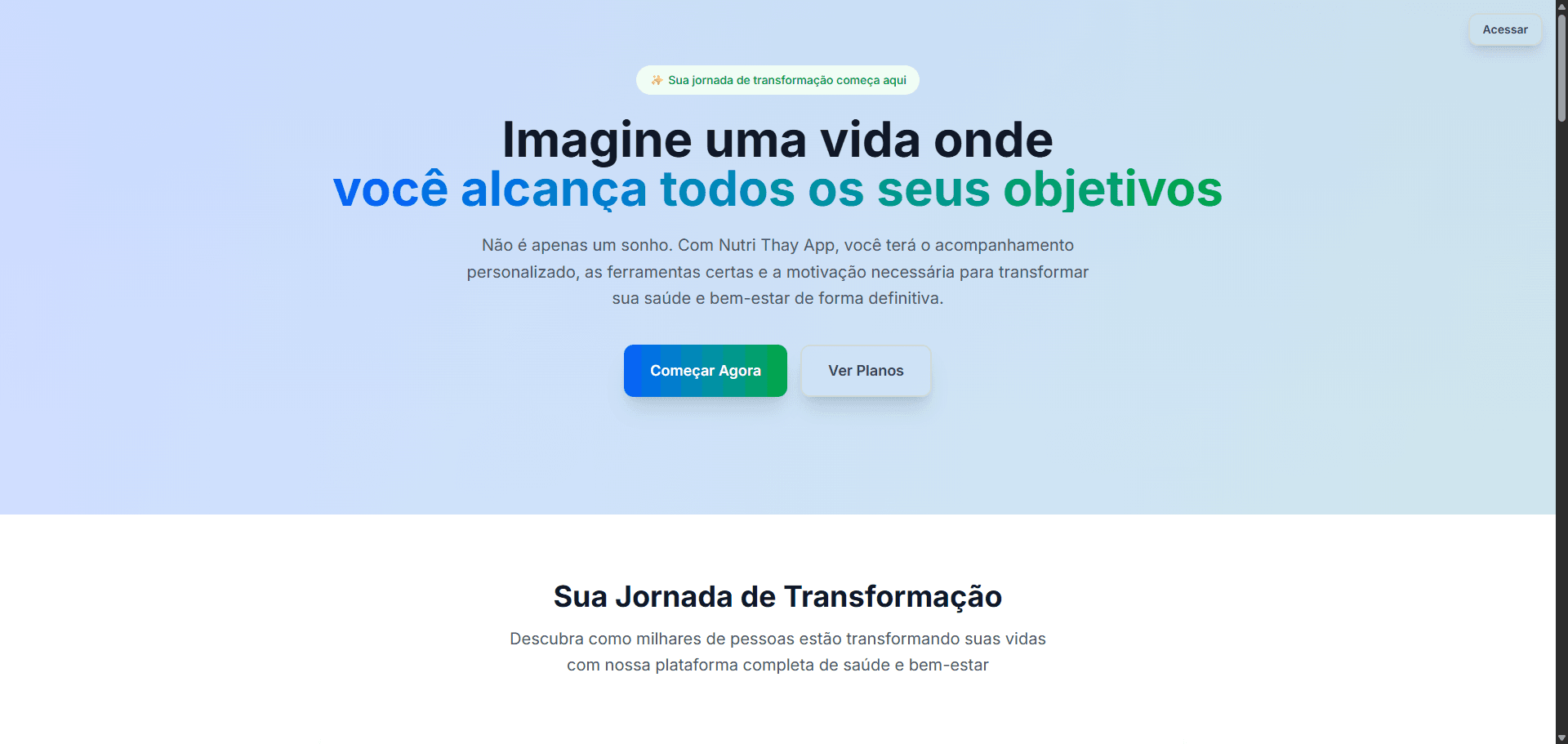 Plataforma SaaS de Coaching Nutricional